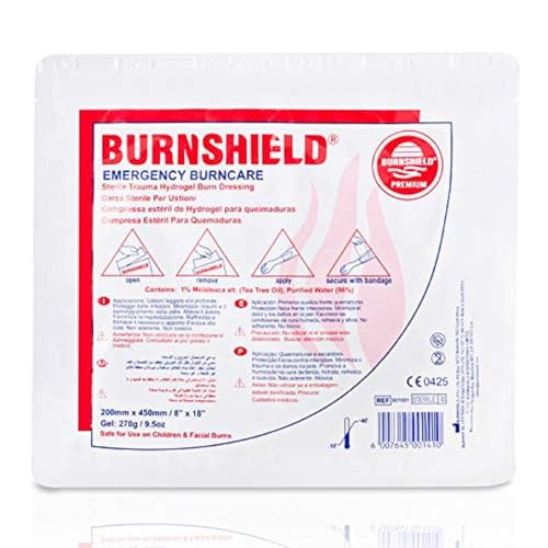 LEINAWERKE 41082 BURNSHIELD Gesichtsmaske 20 cm x 45 cm 1 Stk. von LEINA-WERKE