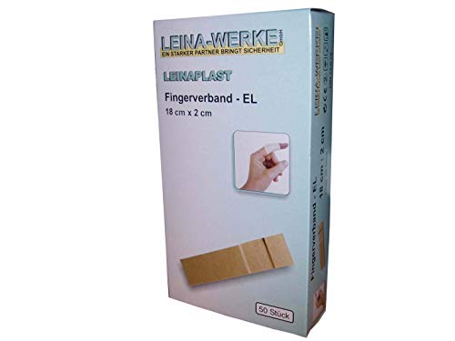 Leina Werke REF 72004 LEINAPLAST Fingerverband 180 x 20 mm, elastisch, EL von LEINA-WERKE
