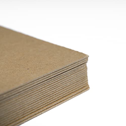 25 Blatt Kraftpapier A4 Braun 400 g/m² für Bastelarbeiten Pappe Finnpappe Kalendergestaltung Bastelkarton Pappe Recycelte Braunpappe von LEIPA passion progress technology
