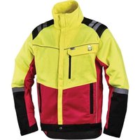Leipold+döhle Forstschutzjacke Komfort Größe neongelb/rot m - xxl, Größe: xxl von LEIPOLD + DOHLE GMBH