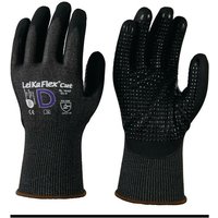 Leipold - Schnittschutzhandschuhe LeiKaFlex® cut rl 1645 Größe 10 grau/schwarz en 388 PSA-Kategorie ii von LEIPOLD