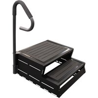 ModStep 2XL Treppe mit Safe-T-Rail Einstiegshilfe für Whirlpools - Leisure Concepts von LEISURE CONCEPTS