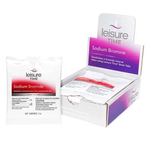 LEISURE TIME Natriumbromid-Tabletten, 57 ml, 6 Stück (1er-Pack) von LEISURE TIME