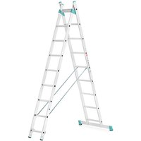 Treppenstehleiter 2x11 Sprossen - Ausgebreitete Länge 4.82m - 7711 von MATISÈRE