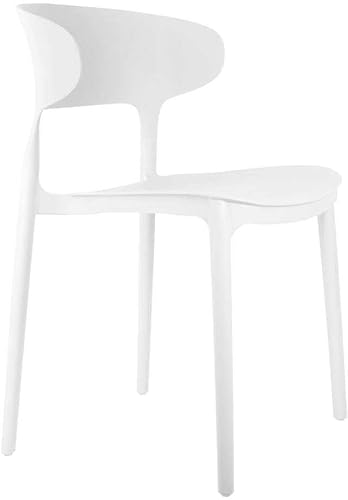 LEITMOTIV Dining Chair Fain PP White von LEITMOTIV