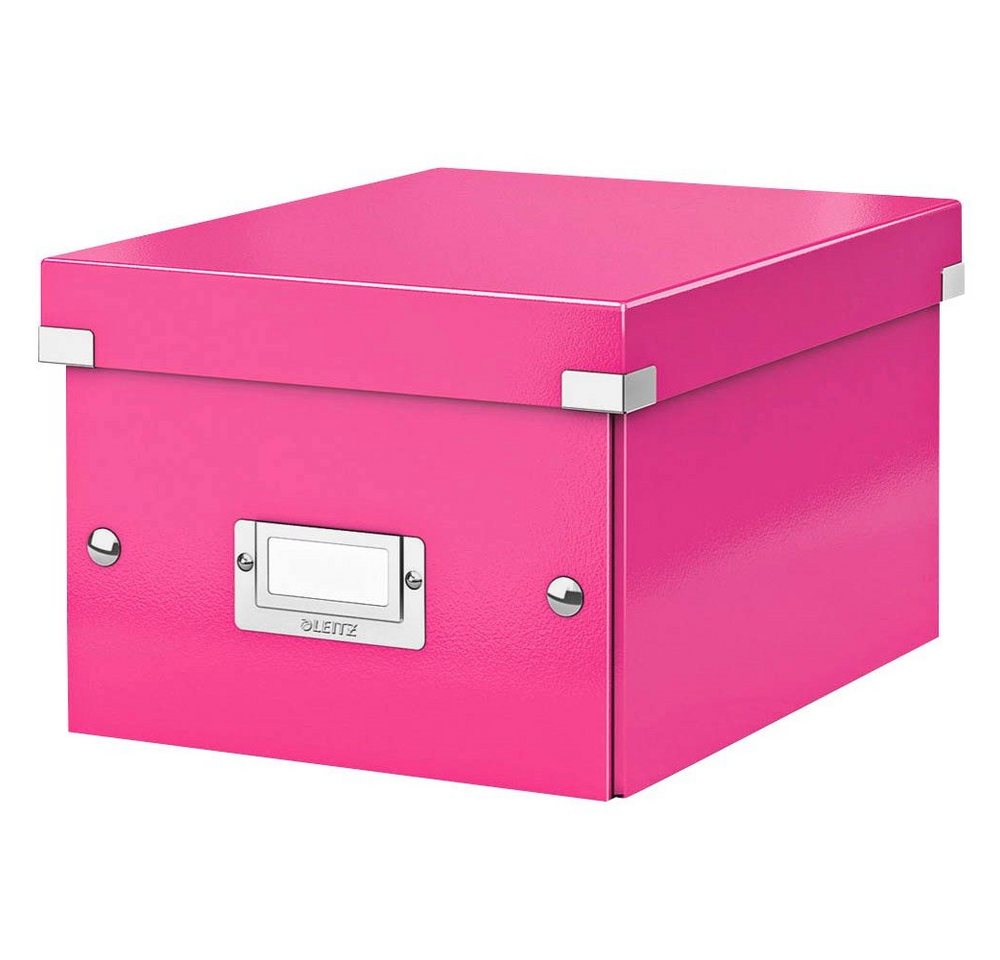 LEITZ Aufbewahrungsbox 1 Aufbewahrungsbox 22x16x28,2cm Click & Store WOW pink von LEITZ