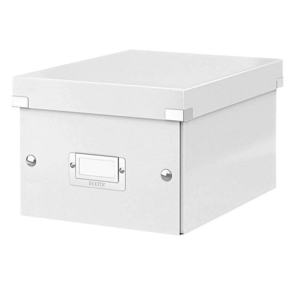 LEITZ Aufbewahrungsbox 1 Aufbewahrungsbox 22x16x28,2cm Click & Store WOW weiß von LEITZ