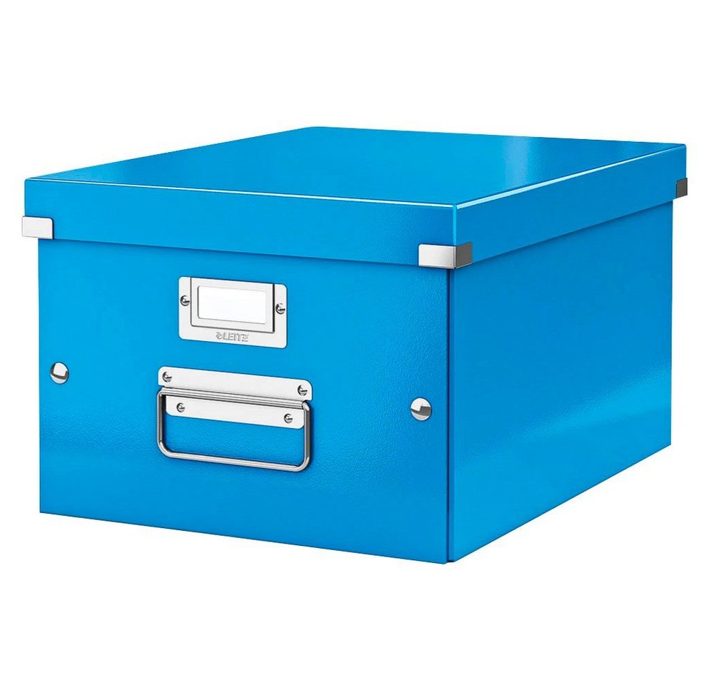 LEITZ Aufbewahrungsbox 1 Aufbewahrungsbox 28,1x20x37cm Click & Store WOW blau von LEITZ