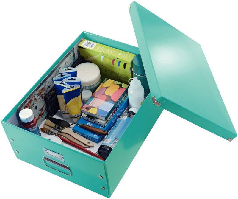 LEITZ Aufbewahrungsbox Ablagebox Click & Store A3 eisblau von LEITZ