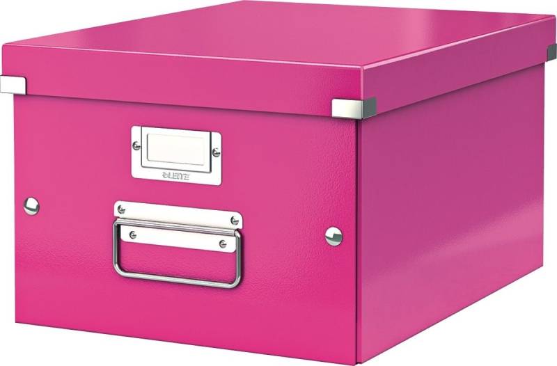 LEITZ Aufbewahrungsbox Ablagebox Click & Store A4 pink von LEITZ
