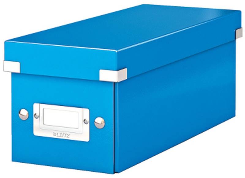 LEITZ Aufbewahrungsbox Ablagebox Click & Store CD blau von LEITZ