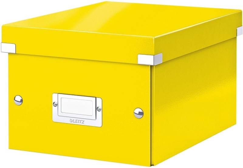 LEITZ Aufbewahrungsbox Ablagebox Click & Store Wow A5 Graukarton gelb LEITZ Aufbewahrungsbox Ablagebox Click & Store Wow A5 Graukarton gelb von LEITZ