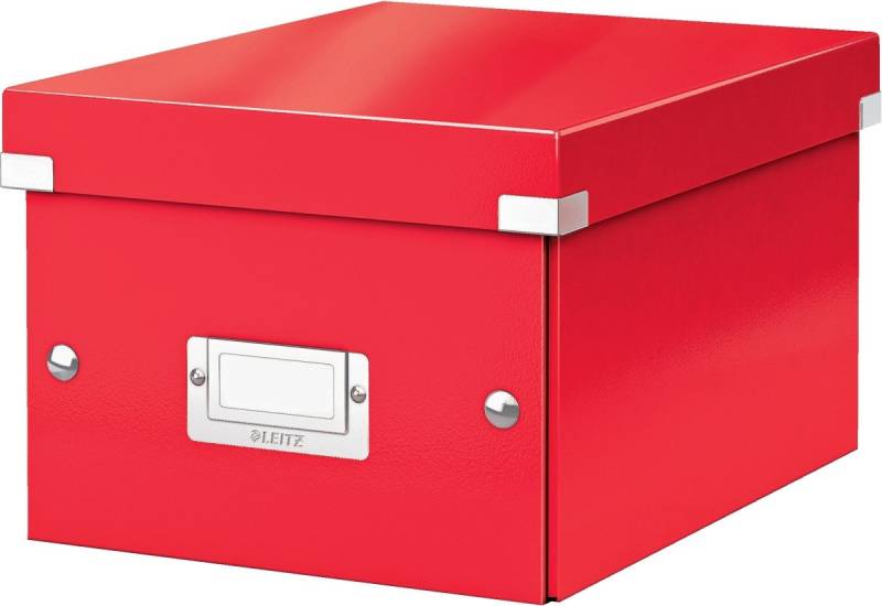 LEITZ Aufbewahrungsbox Ablagebox Click & Store Wow A5 Graukarton rot (6 Stück) LEITZ Aufbewahrungsbox Ablagebox Click & Store Wow A5 Graukarton rot (6 Stück) von LEITZ