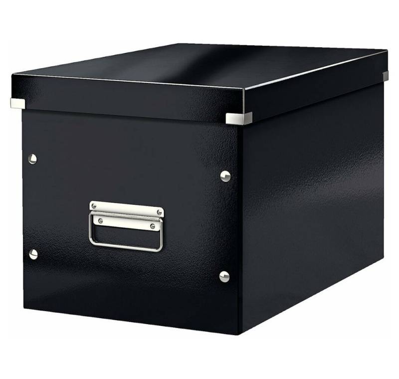LEITZ Aufbewahrungsbox Archiv-Box Cube L 30 Liter 15kg schwarz von LEITZ