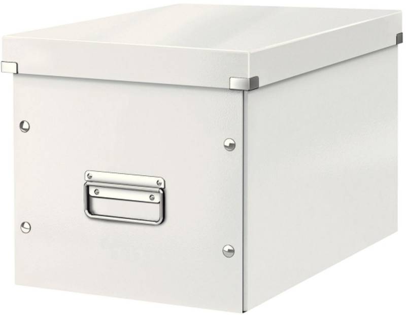 LEITZ Aufbewahrungsbox Archivbox Click & Store Cube L Hartpappe weiß LEITZ Aufbewahrungsbox Archivbox Click & Store Cube L Hartpappe weiß von LEITZ