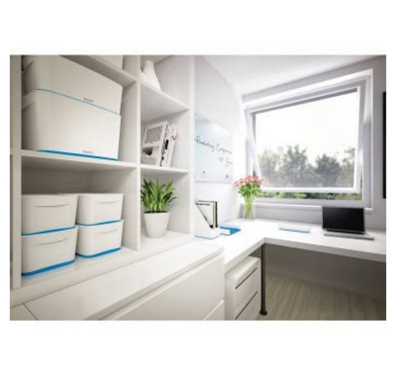 LEITZ Aufbewahrungsbox Aufbewahrungsbox My Box 318x128x191mm 5Liter mit Deckel weiss blau LEITZ Aufbewahrungsbox Aufbewahrungsbox My Box 318x128x191mm 5Liter mit Deckel weiss blau von LEITZ