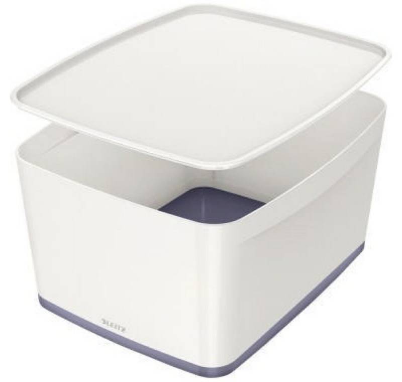 LEITZ Aufbewahrungsbox Aufbewahrungsbox My Box 318x198x385mm 18Liter mit Deckel weiss grau LEITZ Aufbewahrungsbox Aufbewahrungsbox My Box 318x198x385mm 18Liter mit Deckel weiss grau von LEITZ