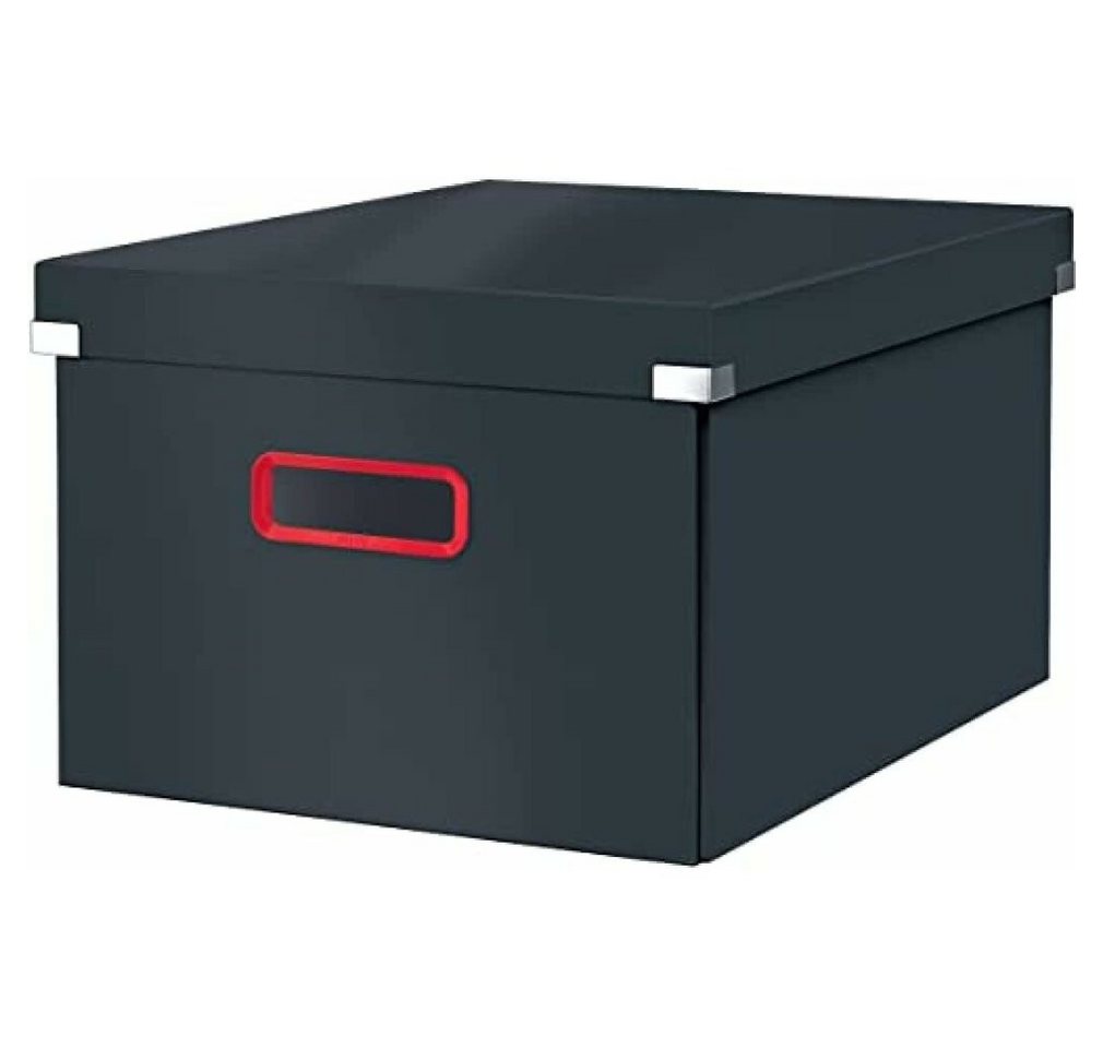 LEITZ Aufbewahrungsbox Click & Store Cosy Aufbewahrungsbox 18,5 l grau 28,1 x 37,0 x 20,0 cm von LEITZ