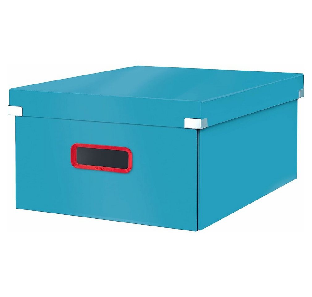 LEITZ Aufbewahrungsbox Click & Store Cosy Aufbewahrungsbox 32,0 l blau 36,9 x 48,2 x 20,0 cm von LEITZ