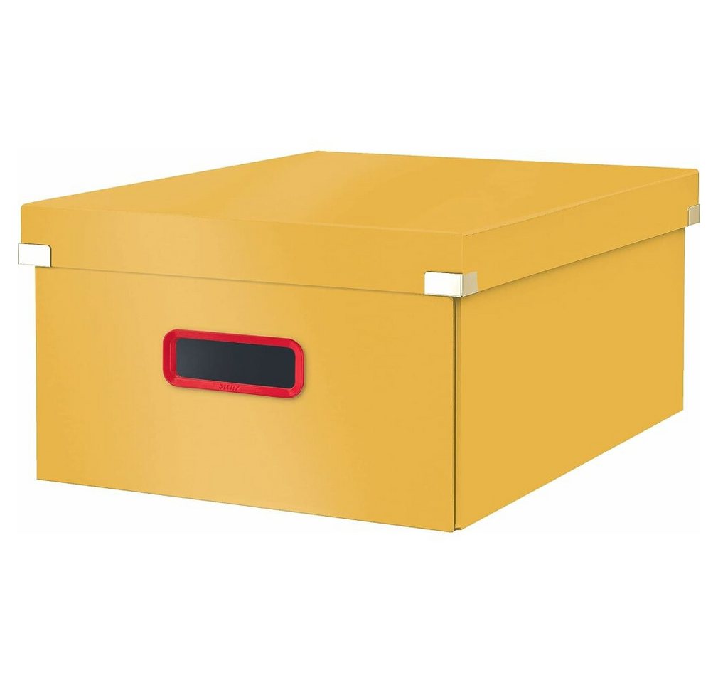 LEITZ Aufbewahrungsbox Click & Store Cosy Aufbewahrungsbox 32,0 l gelb 36,9 x 48,2 x 20,0 cm von LEITZ