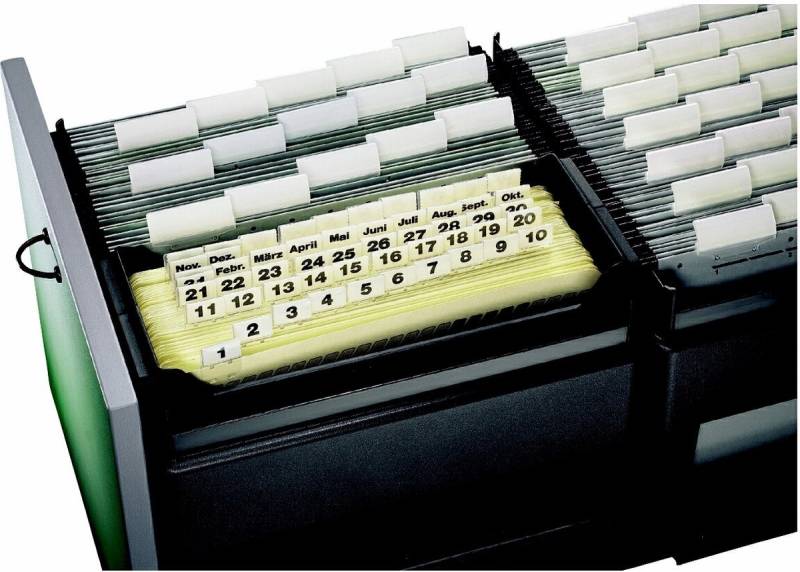 LEITZ Aufbewahrungsbox Hängemappenbox Leitz Termin-Sets schwarz von LEITZ