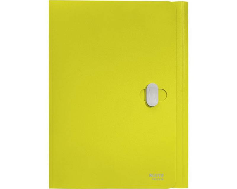 LEITZ Aufbewahrungsbox 4622 Dokumentenmappe Recycle - A4, PP, klimaneutral, gelb von LEITZ
