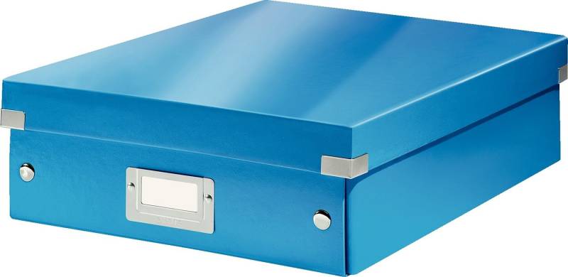 LEITZ Aufbewahrungsbox Organisationsbox Click & Store mittel blau von LEITZ