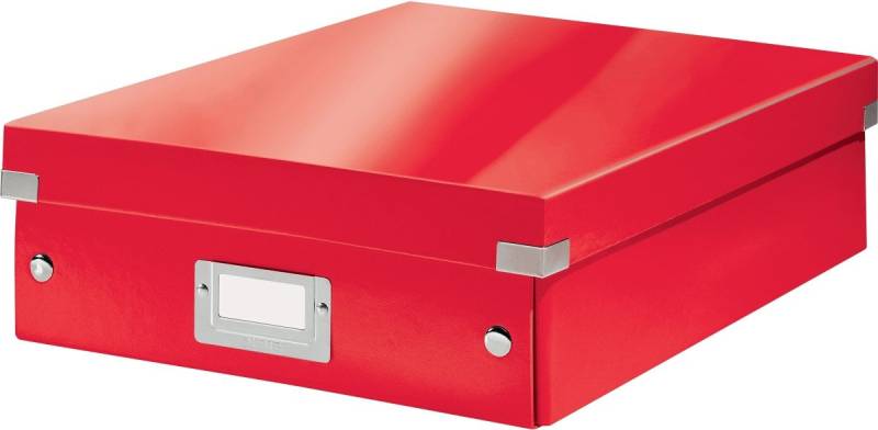 LEITZ Aufbewahrungsbox Organisationsbox Click & Store mittel rot von LEITZ