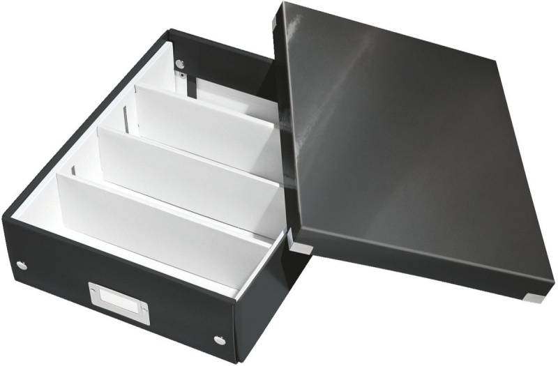 LEITZ Aufbewahrungsbox Organisationsbox Click & Store mittel schwarz von LEITZ