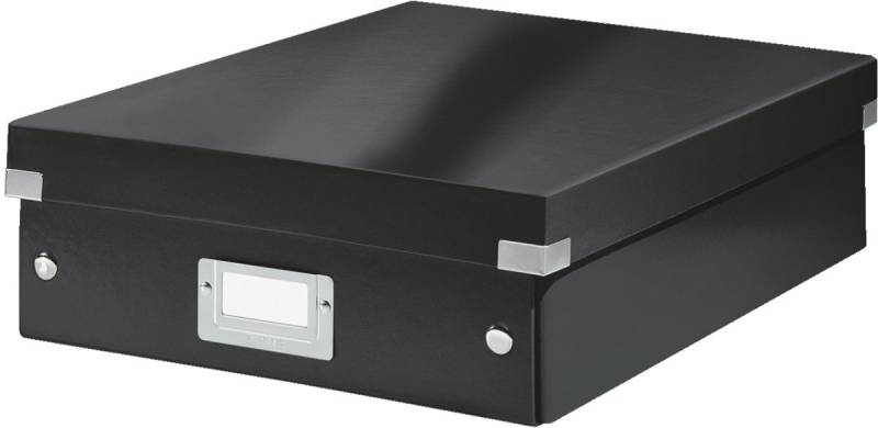 LEITZ Aufbewahrungsbox Organisationsbox Click & Store mittel schwarz von LEITZ
