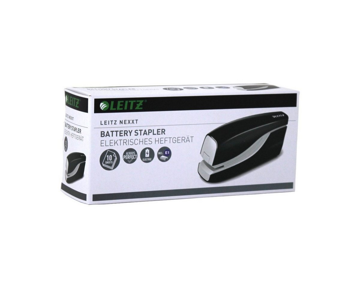 LEITZ Elektro-Tacker LEITZ 5566-00-95 NEXXT Series Elektrisches Heftgerät Elektrohefter schwarz von LEITZ
