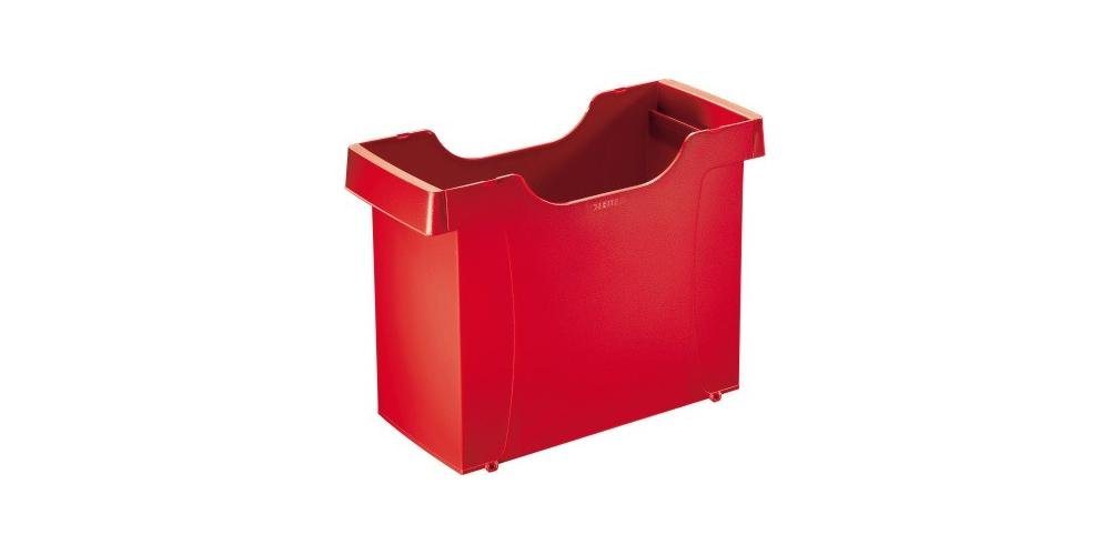 LEITZ Hängeregistereinsatz »Hängemappenbox Uni-Box Plus DIN A4 20 Hängemappen Polystyrol rot« von LEITZ