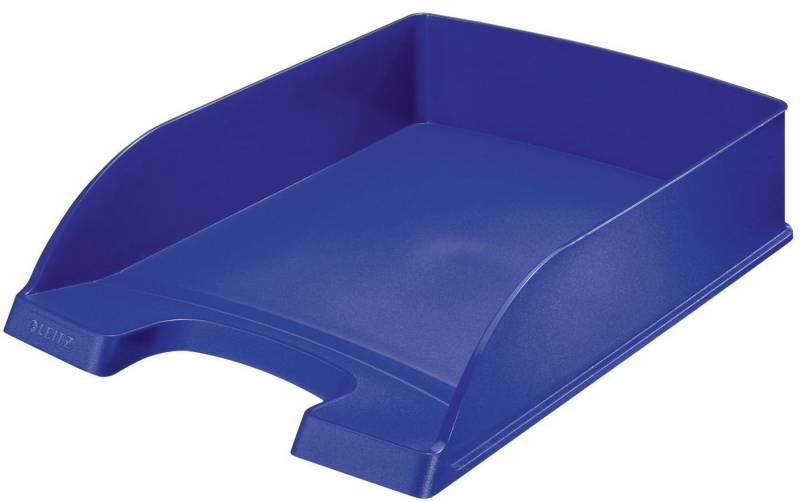 LEITZ Papierkorb LEITZ Briefablage Plus Standard, A4, Polystyrol, blau von LEITZ