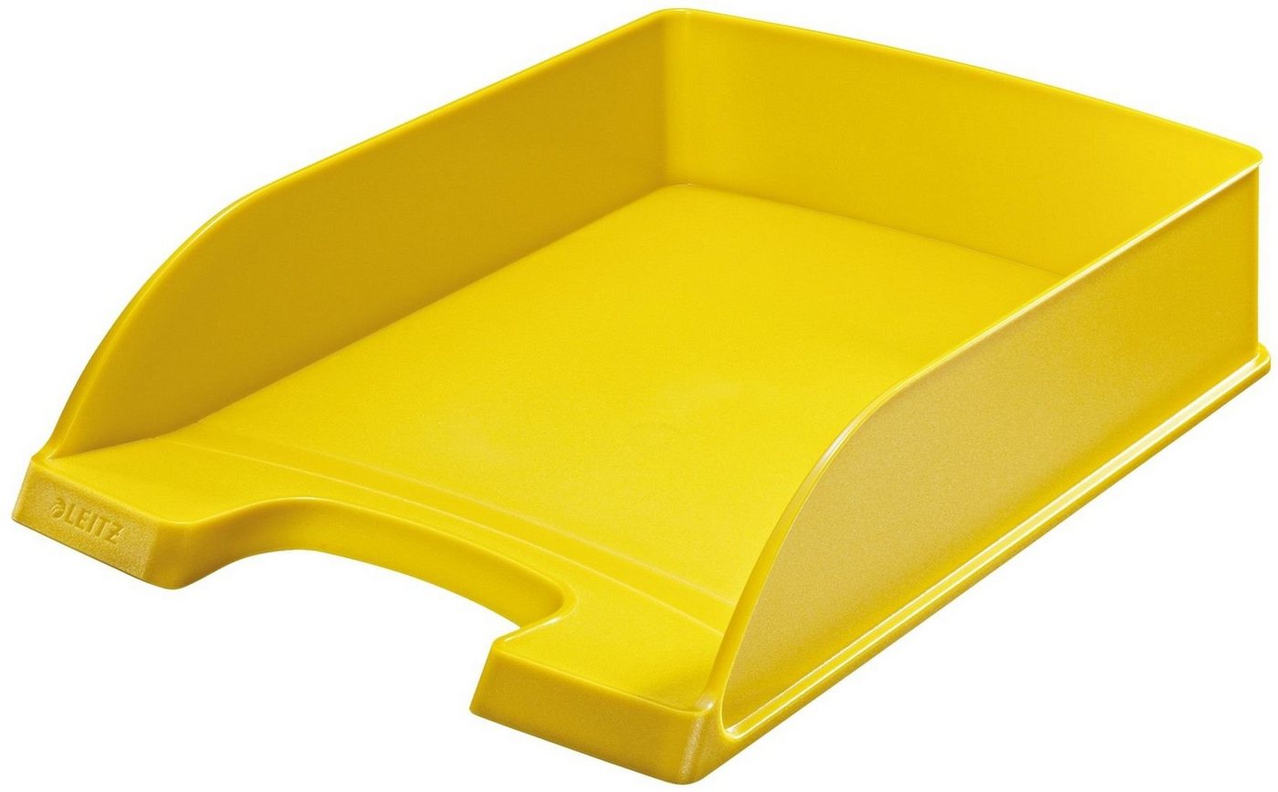 LEITZ Papierkorb LEITZ Briefablage Plus Standard, A4, Polystyrol, gelb von LEITZ