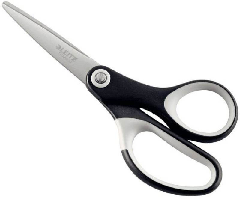 LEITZ Papierscheren Qualitätsschere Titan 150mm schwarz von LEITZ