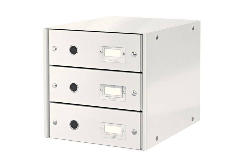 LEITZ Schublade Click & Store weiß 60480001, DIN A4 mit 3 Schubladen von LEITZ