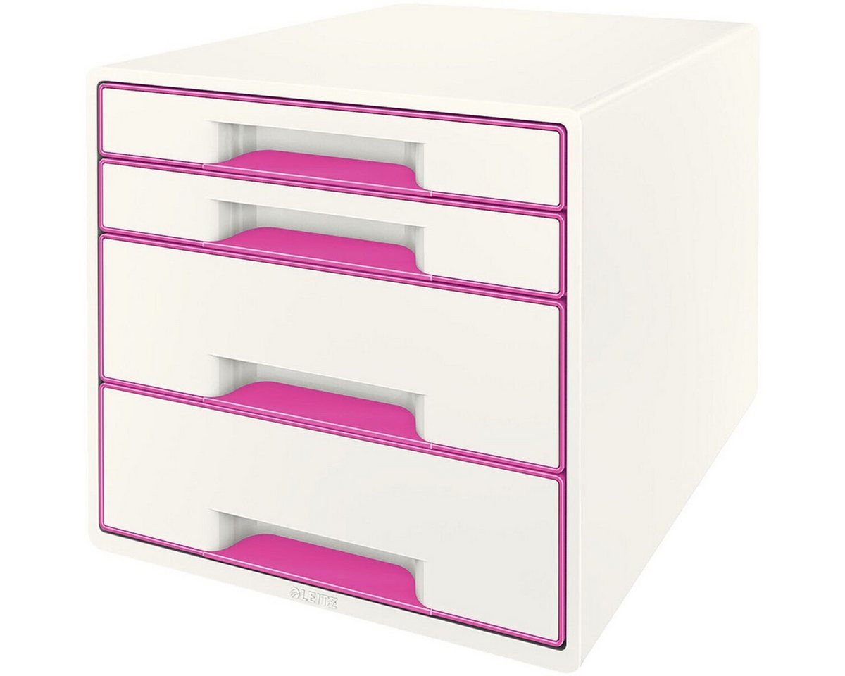 LEITZ Schubladenbox WOW Cube 5213, mit 4 Schubladen, geschlossen, stapelbar von LEITZ