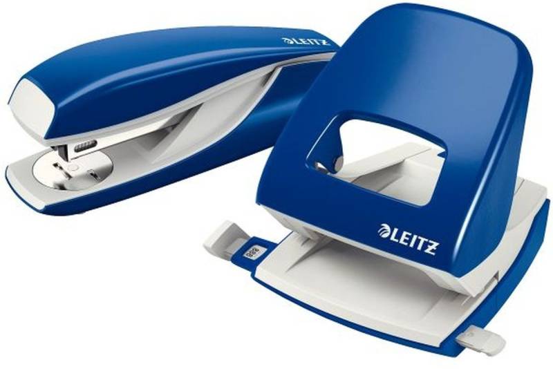 LEITZ Tischaufsatz Locher NeXXt 5008 und Heftgerät NeXXt 5502 im Set blau LEITZ Tischaufsatz Locher NeXXt 5008 und Heftgerät NeXXt 5502 im Set blau von LEITZ