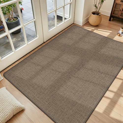 LEKEEPGO Fußmatte Innen 90 x 150 cm, Waschbar rutschfest Schmutzfangmatte, Sauberlaufmatte, Eingangstürmatte, Dünne Türmatte Strapazierfähige Teppich für Eingang, Haustür, Innen, Braun LEKEEPGO Fußmatte Innen 90 x 150 cm, Waschbar rutschfest Schmutzfangmatte, Sauberlaufmatte, Eingangstürmatte, Dünne Türmatte Strapazierfähige Teppich für Eingang, Haustür, Innen, Braun von LEKEEPGO