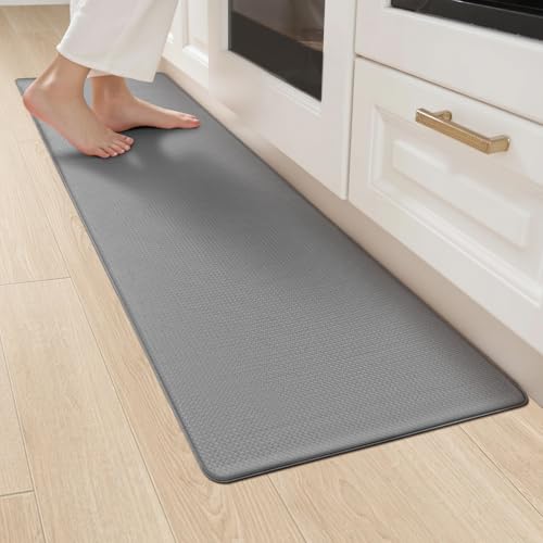 LEKEEPGO PVC Küchenteppich Waschbar rutschfest 44x150cm, Anti-Müdigkeit Küchenläufer rutschfest, Ölfest und Wasserdicht Küchen Teppiche, Teppich Läufer Flur, Teppich Küche für Flur,Waschküche,Grau LEKEEPGO PVC Küchenteppich Waschbar rutschfest 44x150cm, Anti-Müdigkeit Küchenläufer rutschfest, Ölfest und Wasserdicht Küchen Teppiche, Teppich Läufer Flur, Teppich Küche für Flur,Waschküche,Grau von LEKEEPGO