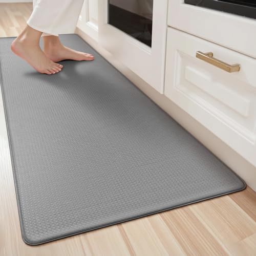 LEKEEPGO PVC Küchenteppich Waschbar rutschfest 60x180cm, Anti-Müdigkeit Küchenläufer rutschfest, Ölfest und Wasserdicht Küchen Teppiche, Teppich Läufer Flur, Teppich Küche für Flur,Waschküche,Grau LEKEEPGO PVC Küchenteppich Waschbar rutschfest 60x180cm, Anti-Müdigkeit Küchenläufer rutschfest, Ölfest und Wasserdicht Küchen Teppiche, Teppich Läufer Flur, Teppich Küche für Flur,Waschküche,Grau von LEKEEPGO