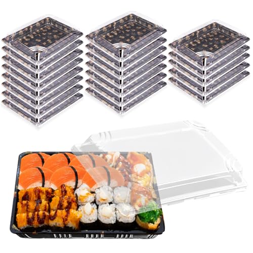 20 Stück Meal Prep Boxen: Mehrweg Servierplatte mit Deckel, Wiederverwendbare Meal Prep Essensbox Mealprepboxen, Menüteller & Meal Prep Box für Sushi, Sandwiches, Obst und Gerichte(26 * 19 * 5cm) 20 Stück Meal Prep Boxen: Mehrweg Servierplatte mit Deckel, Wiederverwendbare Meal Prep Essensbox Mealprepboxen, Menüteller & Meal Prep Box für Sushi, Sandwiches, Obst und Gerichte(26 * 19 * 5cm) von LEKEFETO