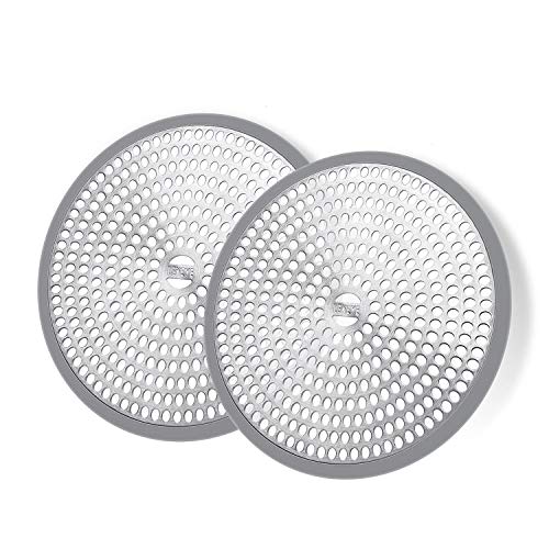 LEKEYE Dusche Haarverlängerung Drainage Schutz Sieb - Stahl & Silikon 2er-Pack LEKEYE Dusche Haarverlängerung Drainage Schutz Sieb - Stahl & Silikon 2er-Pack von LEKEYE