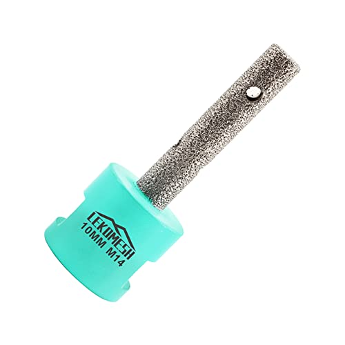 Diamant Fingerfräser 10MM LEKOMESH Diamantfräser - für Fliesenschleifer Vergrößerung Polierlöcher auf Porzellan Keramik Granit Marmor Arbeitsplatte Durchmesser, M14 Gewinde Diamant Fingerfräser 10MM LEKOMESH Diamantfräser - für Fliesenschleifer Vergrößerung Polierlöcher auf Porzellan Keramik Granit Marmor Arbeitsplatte Durchmesser, M14 Gewinde von LEKOMESH