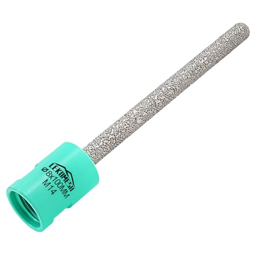 Diamant-Mörtelbohrer 8 x 100mm x M14 - LEKOMESH Fugenmörtel für Mauerwerk Abtragen und Anspitzen für die Entfernung von altem Mörtel, gesprengten, beschädigten Ziegeln oder Natursteinen von LEKOMESH