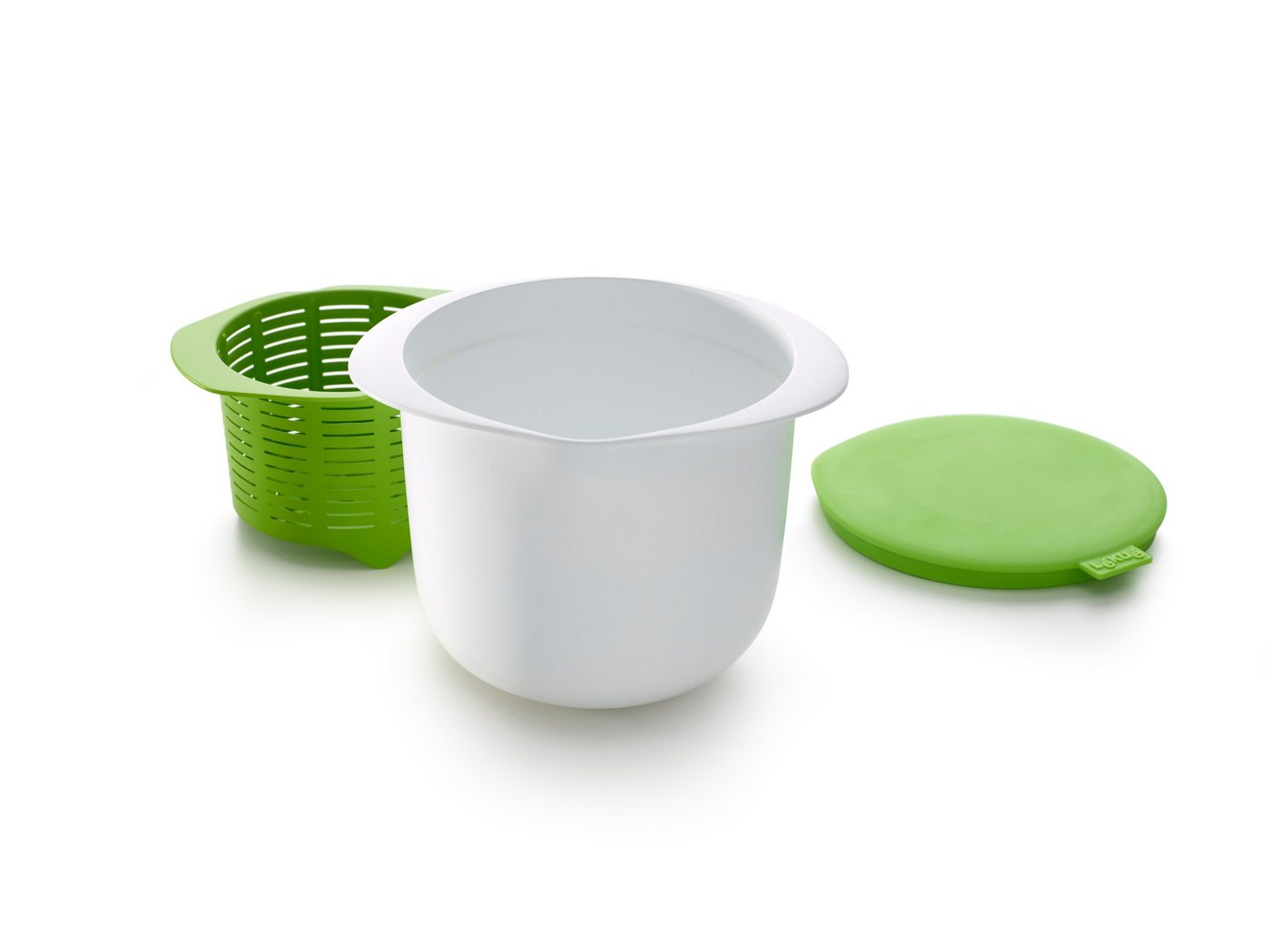 LEKUE Frischkäsebereiter Cheese Maker, Kunststoff/Platinsilikon, spülmaschinen- und mikrowellengeeignet LEKUE Frischkäsebereiter Cheese Maker, Kunststoff/Platinsilikon, spülmaschinen- und mikrowellengeeignet von LEKUE