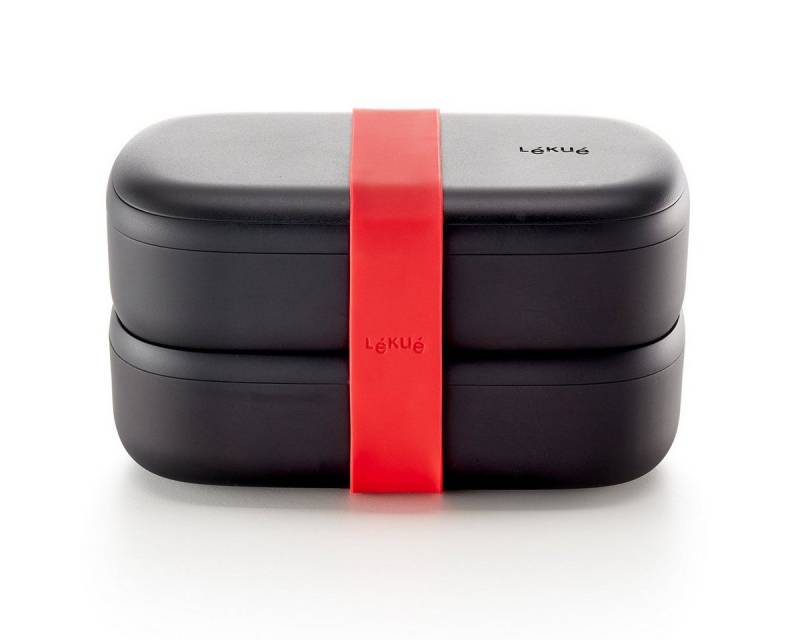 LEKUE Lunchbox Lunchbox Bento to go - Farbwahl, Kunststoff lebensmittelsicher von LEKUE
