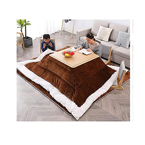 LELAMP Futon-Set im japanischen Stil, Winterheiztisch, Hängeheizung, Heiztisch, zusammenklappbar, Tatami, bequemer Teppich, Kotatsu-Heizung von LELAMP