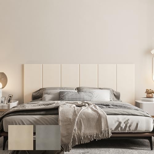 LELEFIDO 3D-Wandpaneele – Selbstklebende Wandverkleidung aus Kunstleder, Weiche Wandpaneele für eine dekorative Wandgestaltung – Perfekte Wall Deko für Wohnzimmer, Schlafzimmer ,90 * 30 * 3CM,6 Stück LELEFIDO 3D-Wandpaneele – Selbstklebende Wandverkleidung aus Kunstleder, Weiche Wandpaneele für eine dekorative Wandgestaltung – Perfekte Wall Deko für Wohnzimmer, Schlafzimmer ,90 * 30 * 3CM,6 Stück von LELEFIDO