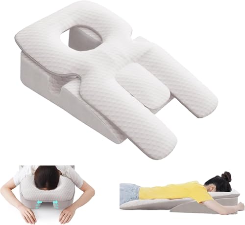 LELEFIDO Kissen für Bauchlage zum Schlafen mit dem Gesicht nach unten – Modulare Schlafkissen für Augenchirurgie, ergonomisches Design für Massage, GERD-Kissen von LELEFIDO